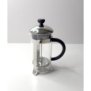 BRANDANI French Press Herbs Tea and Coffee Maker Glass Italian Style